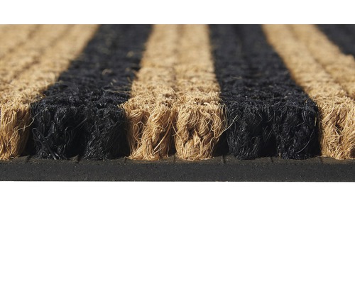 Fußmatte aus Kokosfaser mit Streifenmuster