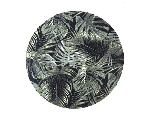 Schmutzfangmatte Universal Palm Leaves grün Ø 100 cm