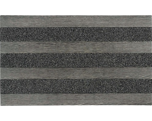 Schmutzfangmatte Woodland grau silber 46x76 cm