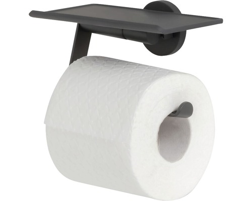 Toilettenpapierhalter Tiger Noon ohne Deckel schwarz matt