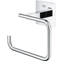 Toilettenpapierhalter Grohe Quickfix Start Cube ohne Deckel chrom glänzend