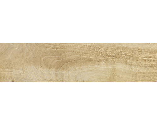 Feinsteinzeug Bodenfliese Wald 17x62 cm beige matt Holzdekorelement