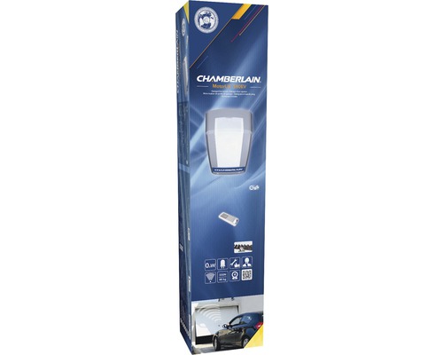 Verpackung des Chamberlain Garagentorantriebs Motorlift 500EV