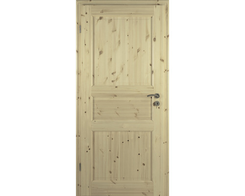 Holztür mit Beschlägen