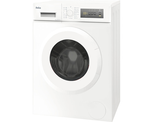 Waschmaschine von Amica mit 7 Kilogramm Fassungsvermögen und 1400 Umdrehungen pro Minute