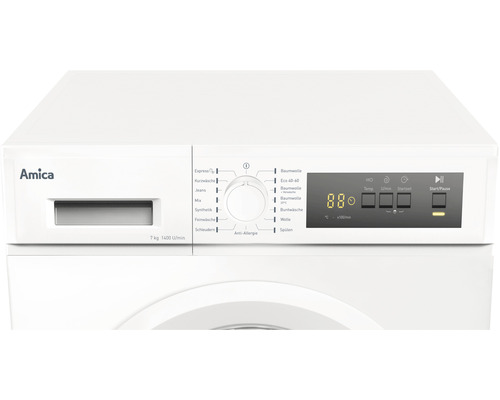 Amica Waschmaschine mit Bedienfeld