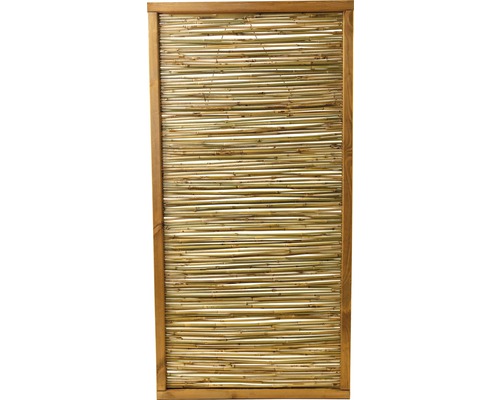 Zaunelement Bambus 90x180 cm im Rahmen