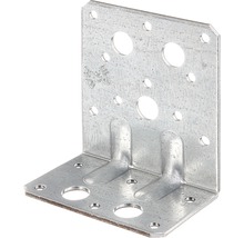 Winkelverbinder aus Metall mit Löchern für Schrauben und Nägel