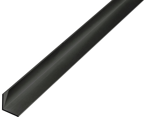 Winkelprofil Alu eloxiert 15x15x1 mm, 1 m schwarz