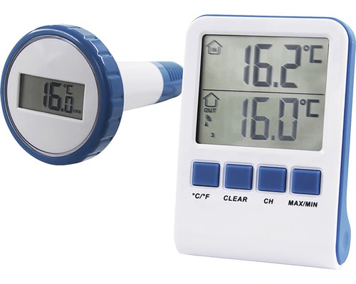 Pool-Thermometer Digital IPX8 Kunststoff