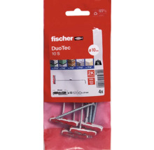 Fischer DuoTec 10 S Dübel, 4 Stück, Verpackung