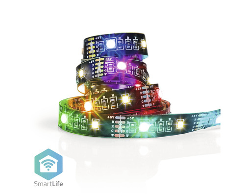 LED Stripe Nedis® SmartLife 12 V 4 W 380 lm RGBW IP 20 WIFI 2 m