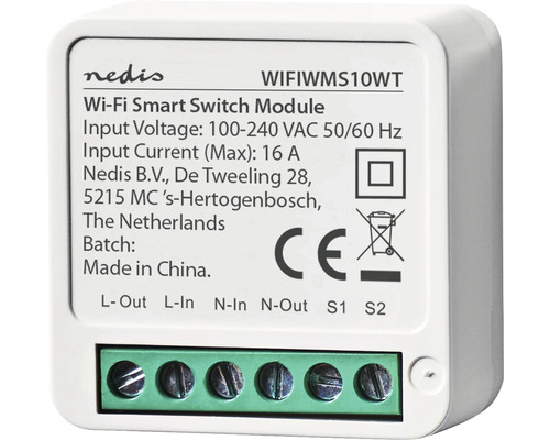 Steuereinsatz Nedis® SmartLife WIFI Power Switch unterputz weiß (6310648)