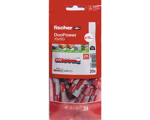 Fischer DuoPower Dübel 10x50 im 20er-Pack