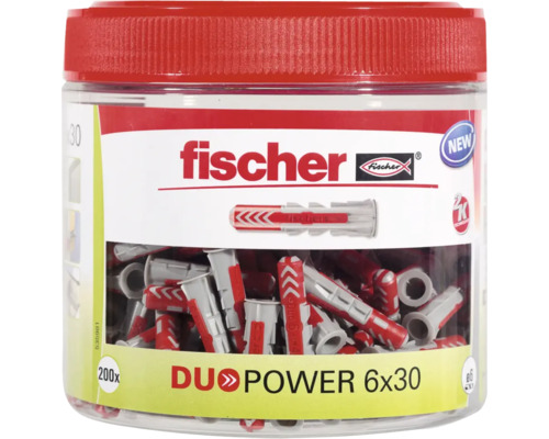 Fischer Dübel Duo Power 6 x 30 im Vorratsbehälter