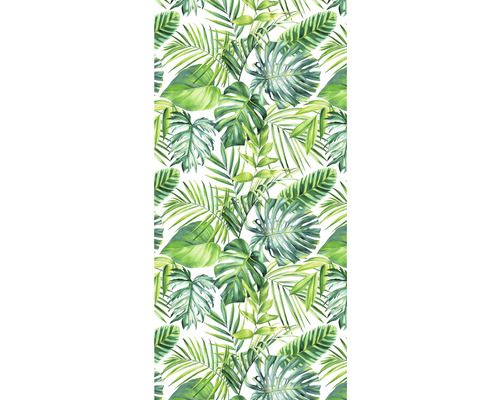 Tapete mit tropischem Blätterdesign