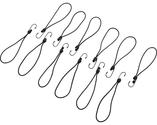 Set aus elastischen Spanngurten mit Haken
