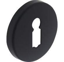 Rosettenpaar Intersteel BB rund verdeckt schwarz matt Ø 49 mm