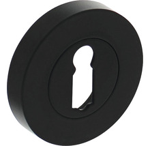 Rosettenpaar Intersteel BB rund schwarz matt Ø 52 mm