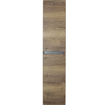 Schranktür mit Holzstruktur und Griffleiste