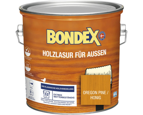 BONDEX Holzlasur oregon pinie 2,5 l