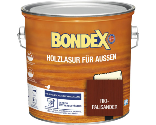 Holzschutz-Lasur Bondex rio palisander 2,5 l