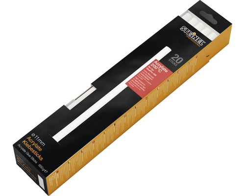Steinel Klebesticks 300mm ACRYLATE Spezialklebstoff 600 g 20 Stück Packung Acrylat Klebesticks, Durchmesser elf Millimeter, zwanzig Stück