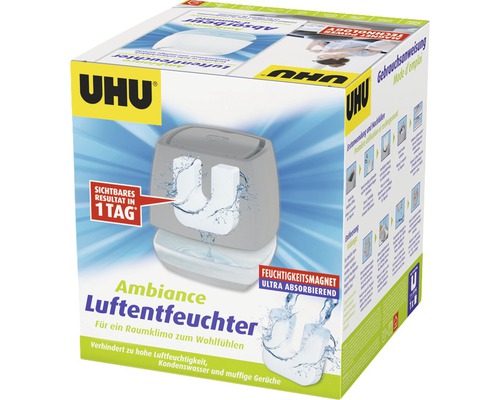 UHU Luftentfeuchter Ambiance anthrazit 450 g UHU Luftentfeuchter Ambiance in Produktverpackung