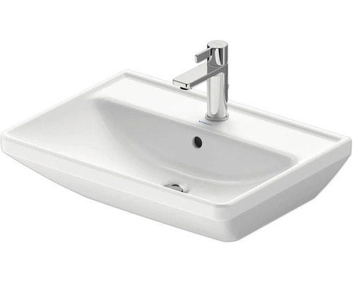 Keramikwaschtisch mit Armatur für das Badezimmer