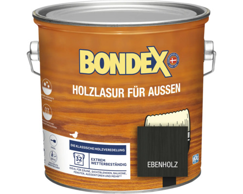 Holzschutz-Lasur Bondex ebenholz 2,5 l