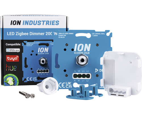 ION Industries LED Zigbee Dimmer 200 Watt mit Zubehör