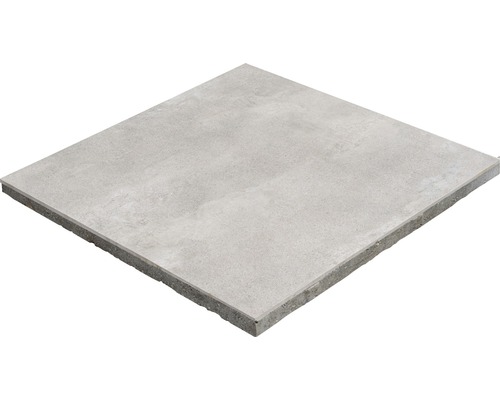 Beton Terrassenplatte 2in1 Kombiplatte iStone Duocera Concreto quarzit 60 cm x 60 cm x 4 cm Quadratische Bodenfliese aus Steinzeug