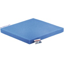 Blauer Filterschwamm mit den Maßen 50x50x5 cm