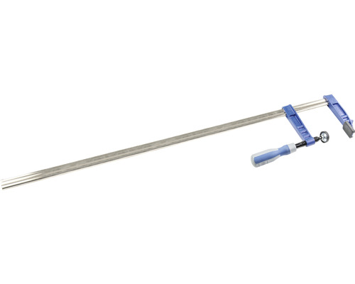 Schraubzwinge aus Metall mit Griff