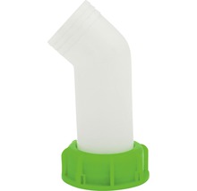 Ausgießer aus Kunststoff mit grünem Schraubverschluss