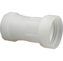 Weißes Kunststoff-Übergangsstück für Rohre