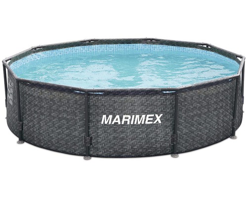 Aufstellpool Framepool Marimex Florida rund Ø 366x122 cm ohne Zubehör rattan