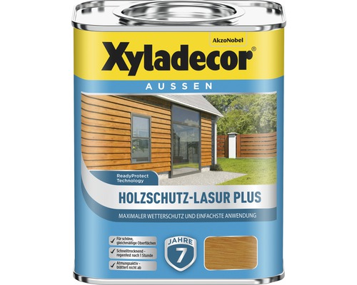 XYLADECOR Lasur kiefer 750 ml Xyladecor Holzschutzlasur Plus für den Außenbereich in einer Dose