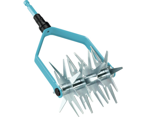 Gardena Kombisystem Vertikutier-Walze mit Sternrädern aus Metall