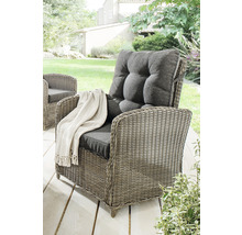 Gartensessel Destiny MERANO 67x74x99 cm, Rückenlehne verstellbar, vintage grau