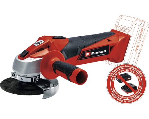 Akku-Winkelschleifer Einhell TC-AG 18 V / 115 Li-Solo Power X-Change, ohne Akku und ohne Ladegerät Akku-Winkelschleifer Einhell TC-AG 18 V / 115 Li-Solo Power X-Change, ohne Akku und ohne Ladegerät