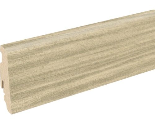 Sockelleiste FU060L MDF RoastElm foliert 19x58x2400 mm Fußleiste mit Holzdekor