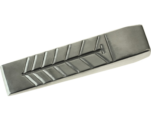 Alu-Spaltkeil Freund 0,6 kg silber Spaltkeil aus Metall mit Pfeilmuster