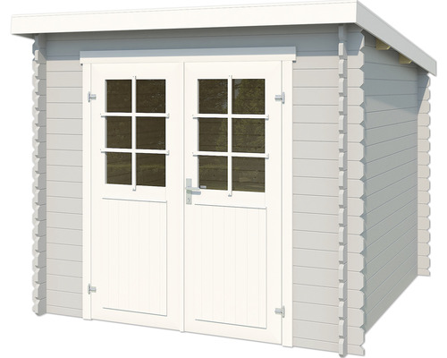 Gartenhaus aus Holz mit Doppeltür und Fenstern