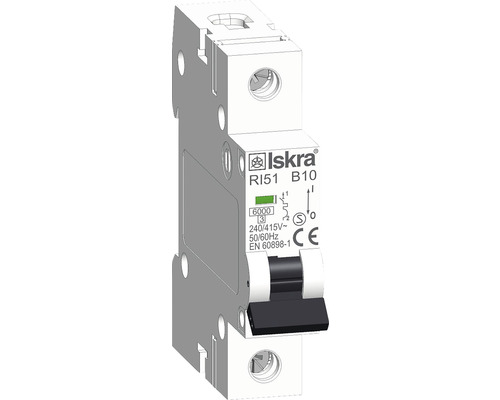 Leitungsschutzschalter Iskra® RI51 B10 10A 1-polig