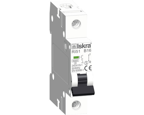 Leitungsschutzschalter Iskra® RI51 B16 16A 1-polig