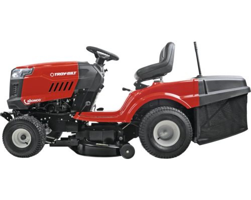 Aufsitzrasenmäher der Marke Troy-Bilt