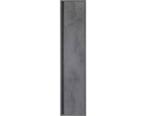 Hochschrank Sanox Porto 160x35x27 cm beton anthrazit