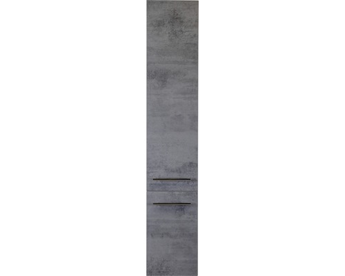 Hochschrank Sanox Straight 160x35 cm Beton anthrazit