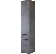 Hochschrank für Badezimmer mit zwei Schubladen